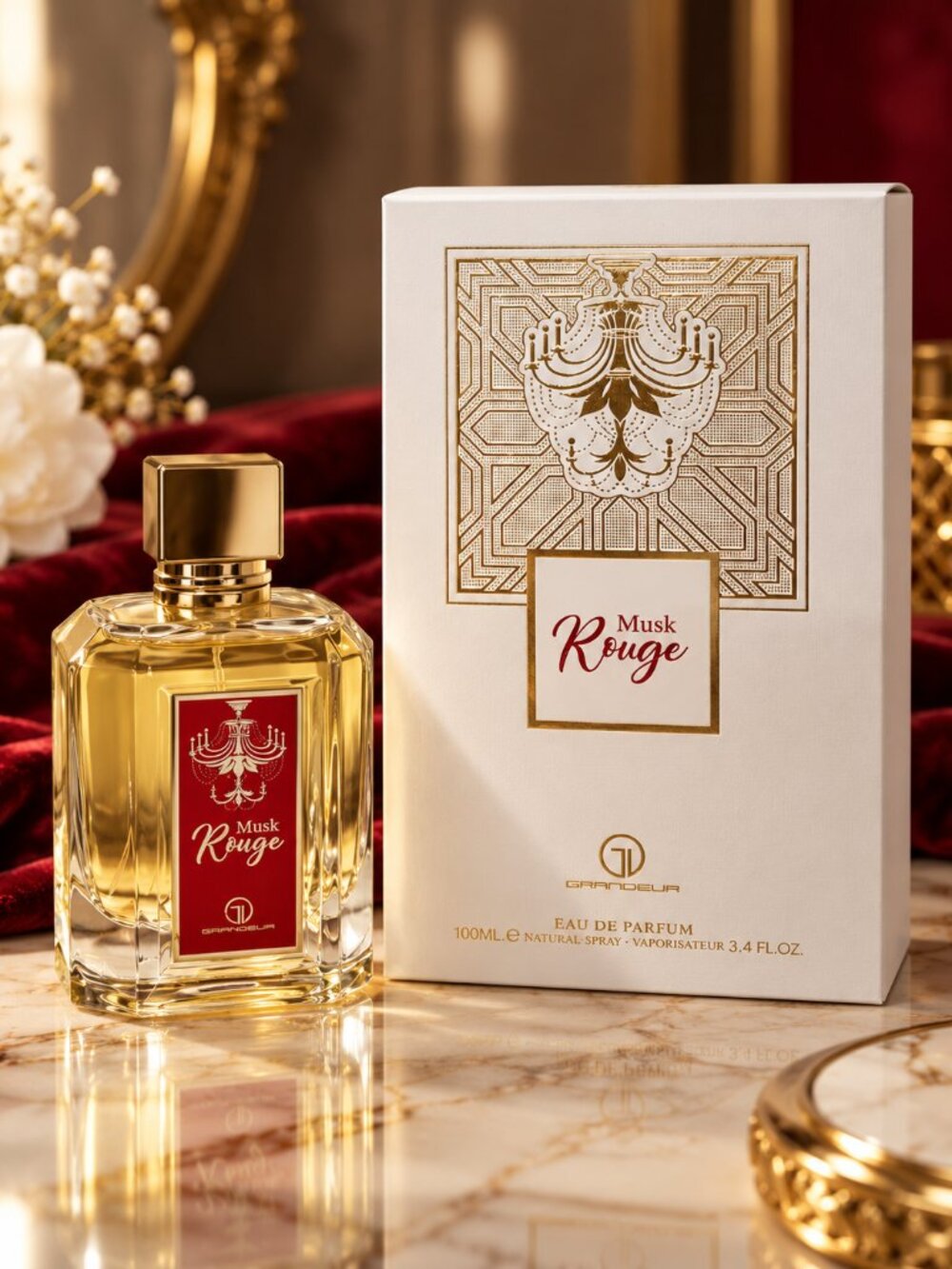 Grandeur Elite Musk Rouge EDP 3.4 oz / 100 mL Unisex